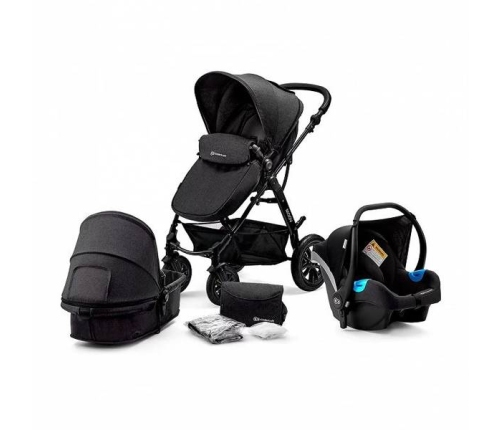 Kinderkraft XMoov Black Детская Коляска 3 в 1 (air)