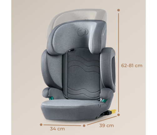 Kinderkraft XPand Rocket Grey Детское автокресло 15-36 кг