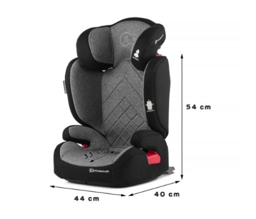 Kinderkraft XPand Black Bērnu Autokrēsls 15-36 kg