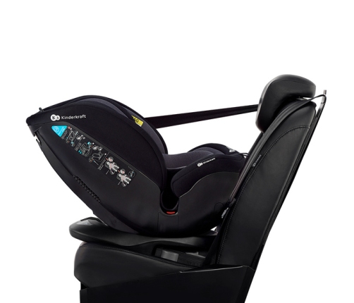 Kinderkraft Xpedition 2 I-size Black Bērnu Autokrēsls 0-36 kg