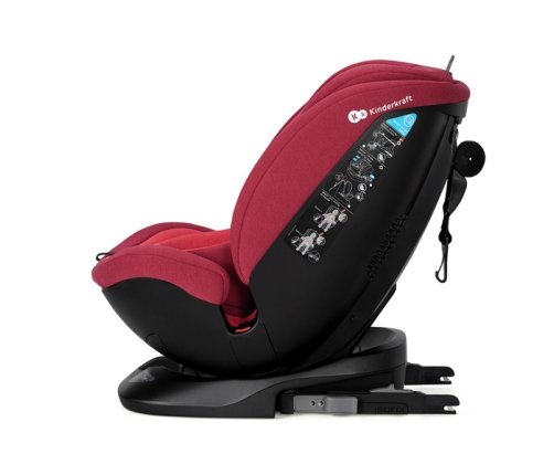 Kinderkraft Xpedition 360 Red Bērnu Autokrēsls 0-36 kg