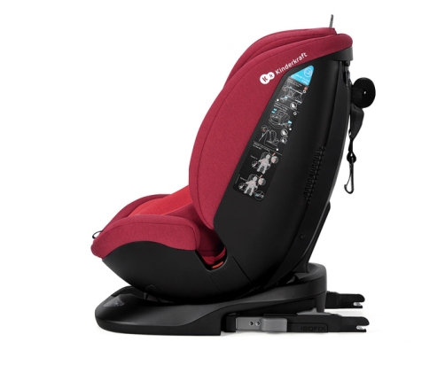 Kinderkraft Xpedition 360 Red Bērnu Autokrēsls 0-36 kg