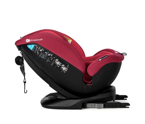 Kinderkraft Xpedition 360 Red Bērnu Autokrēsls 0-36 kg