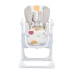 KinderKraft Yummy Beige multicolor Barošanas Krēsls