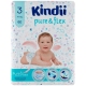 Kindii Pure&Flex autiņbiksītes 3. izmērs 60 gab.