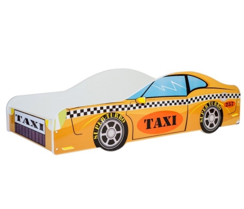 KOBI Car yellow 140x70 cm Подростковая кровать