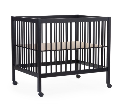 Koka manēža sētiņa Childhome Playpen 97 Wood Black