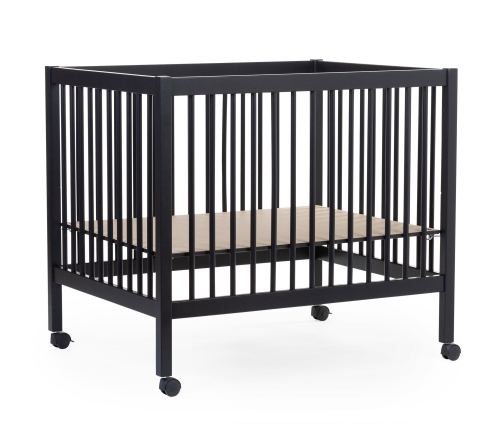 Koka manēža sētiņa Childhome Playpen 97 Wood Black