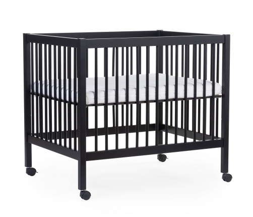 Koka manēža sētiņa Childhome Playpen 97 Wood Black