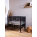 Koka manēža sētiņa Childhome Playpen 97 Wood Black