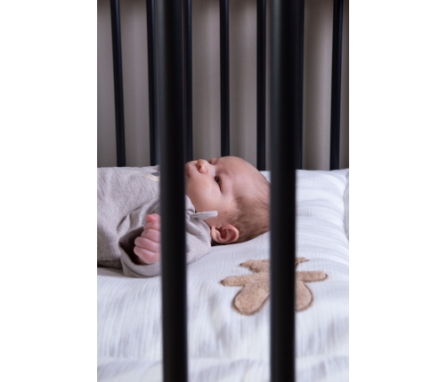 Koka manēža sētiņa Childhome Playpen 97 Wood Black