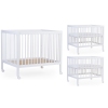 Koka manēža sētiņa Childhome Playpen 97 Wood White