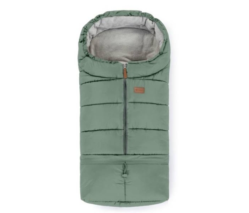 Komplekts: Bērnu ratu guļammaiss Petite&Mars Jibot + Mufta cimdi ratiem Jasie Eucalypt