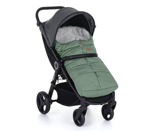 Komplekts: Bērnu ratu guļammaiss Petite&Mars Jibot + Mufta cimdi ratiem Jasie Eucalypt