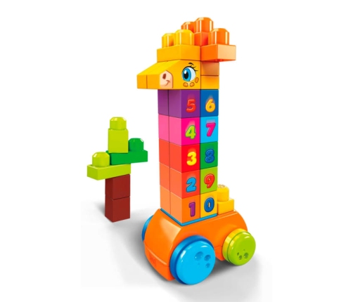 Konstruktors Fisher Price Mega Bloks Count & Bounce Giraffe GFG19