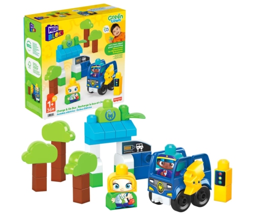 Konstruktors Fisher Price Mega Bloks Green Town Charge & Go HDX90