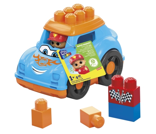 Konstruktors Fisher Price Mega Bloks Ricky Race Car HKN41