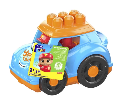 Konstruktors Fisher Price Mega Bloks Ricky Race Car HKN41