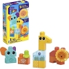 Конструктор Сенсорный 15 эл. Fisher Price Mega Bloks Rock N Rattle Safari HKN42