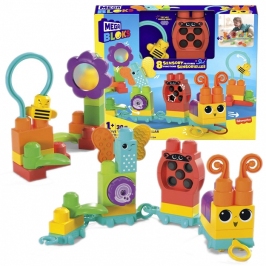 Konstruktors Sensoru 30 gb. Fisher Price Mega Bloks Move N Groove Caterpillar HKN44