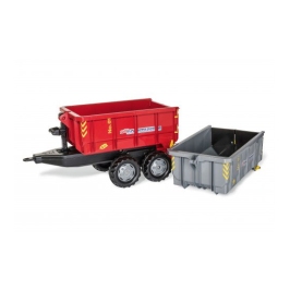 Konteinervedējs ar 2 konteinēriem traktoriem Rolly Toys Container Set 123933