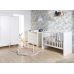 Kumode CHILDHOME Quadro White 3 Drawers + Changing Unit