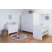 Kumode CHILDHOME Quadro White 3 Drawers + Changing Unit