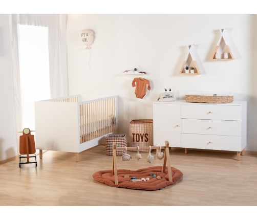 Комод c пеленальным столиком Childhome Wonder White