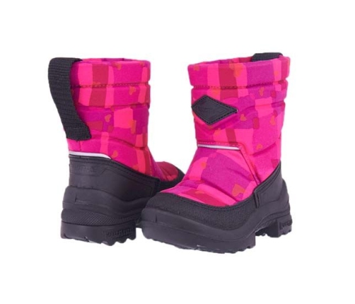 Kuoma Pink Big Square Bērnu ziemas zābaki Ar siltinājumu: līdz -30C