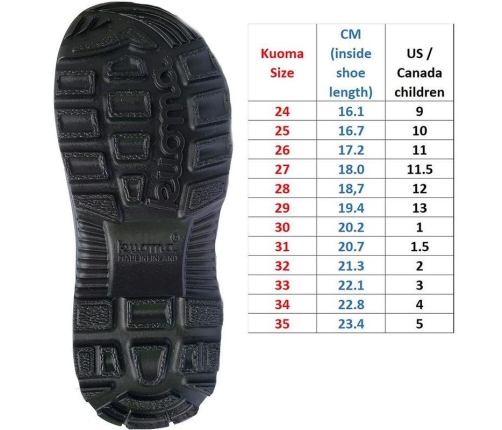 Kuoma Red Bērnu ziemas zābaki Ar siltinājumu: līdz -30C