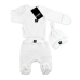 La Bebe Baby Set White Bērnu komplektiņš no 3 daļām