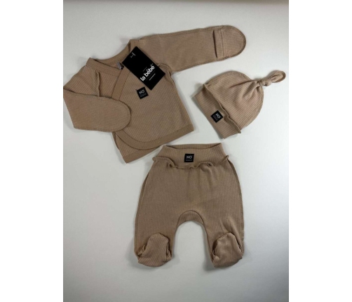 La Bebe Baby Set Cappuccino Bērnu komplektiņš no 3 daļām