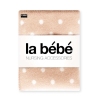 La Bebe™ Cosy Grey Dots Natural Lambswool Vilnas sega 100x140 cm