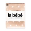 La Bebe™ Cosy Grey Dots  Natural Lambswool Детское шерстяное одеяло 100х140 см