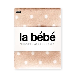 La Bebe™ Cosy Grey Dots Natural Lambswool Vilnas sega 100x140 cm