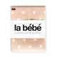 La Bebe™ Cosy Grey Dots  Natural Lambswool Детское шерстяное одеяло 100х140 см