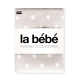 La Bebe™ Cosy Grey Dots Natural Lambswool Детское шерстяное одеяло 100х140 см