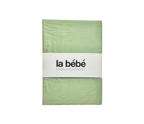 La Bebe Cotton 60x120+12 cm Green Хлопковая простынка с резинкой