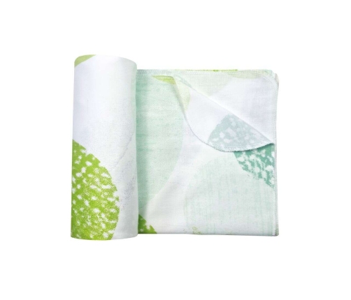 La bebe Cotton Nappy Art.153801 Green Dabīgas kokvilnas Autiņš 75х75 см