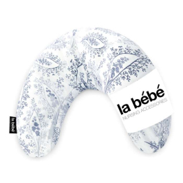 La Bebe Mimi Nursing Cotton Pillow Floral vintage white Подковка для сна, путешествий, кормления малыша 19x46cm