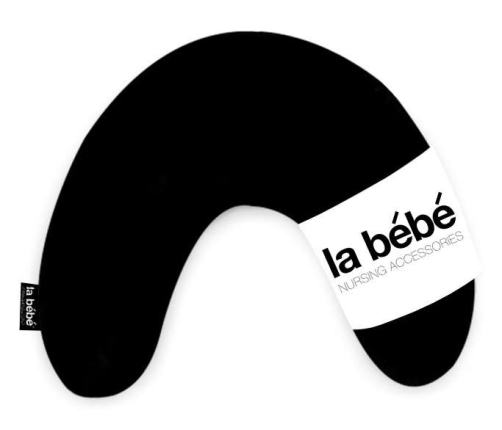 La Bebe Mimi Nursing Cotton Pillow Solid black Pakaviņš spilventiņš 19x46cm