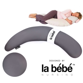 La Bebe Moon Maternity Pillow Cover Art.148435 Dark Grey Papildus PĀRVALKS pakaviņam 195 cm