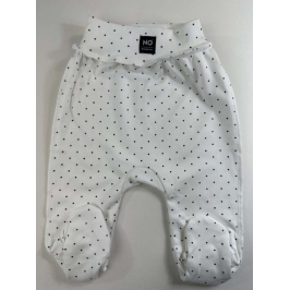 La Bebe NO Baby Pants Dots Zīdaiņu bikses ar plato jostu un pēdiņām no kokvilnas