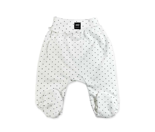 La Bebe NO Baby Pants Dots Детские штанишки с широким поясом и закрытыми пяточками из чистого хлопка