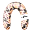 La Bebe Rich Maternity Pillow Art.67035 Burberry Подкова для сна, кормления малыша 30x104 cm