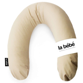 La Bebe Rich Cotton Nursing Maternity Pillow Beige Подковка для сна, кормления малыша 30x104 cm