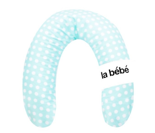 La Bebe Rich Cotton Nursing Maternity Pillow  Dots 100% Natural Linen Подковка для сна, кормления малыша - Чехол 1