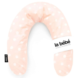 La Bebe Rich Cotton Nursing Maternity Pillow Pink dots Pakaviņš mazuļa barošanai, gulēšanai