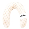 La Bebe Rich Cotton Nursing Maternity Pillow White dots pakaviņš mazuļa barošanai, gulēšanai