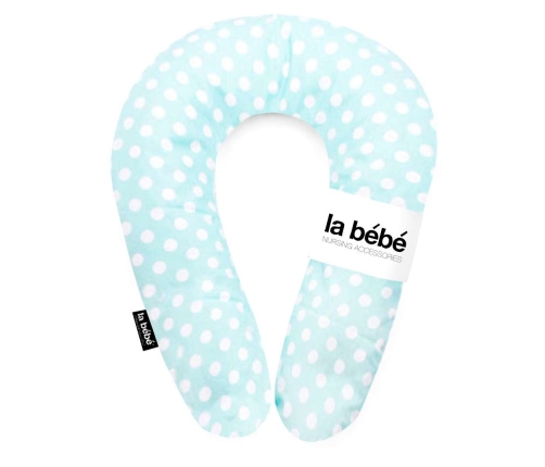 La Bebe Snug Cotton Mint Dots Подковка для сна/кормления малыша Mit 20x70см